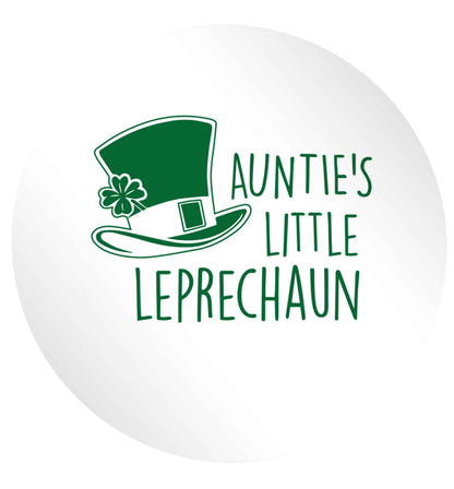Auntie's little leprechaun 24 @ 45mm matt circle stickers