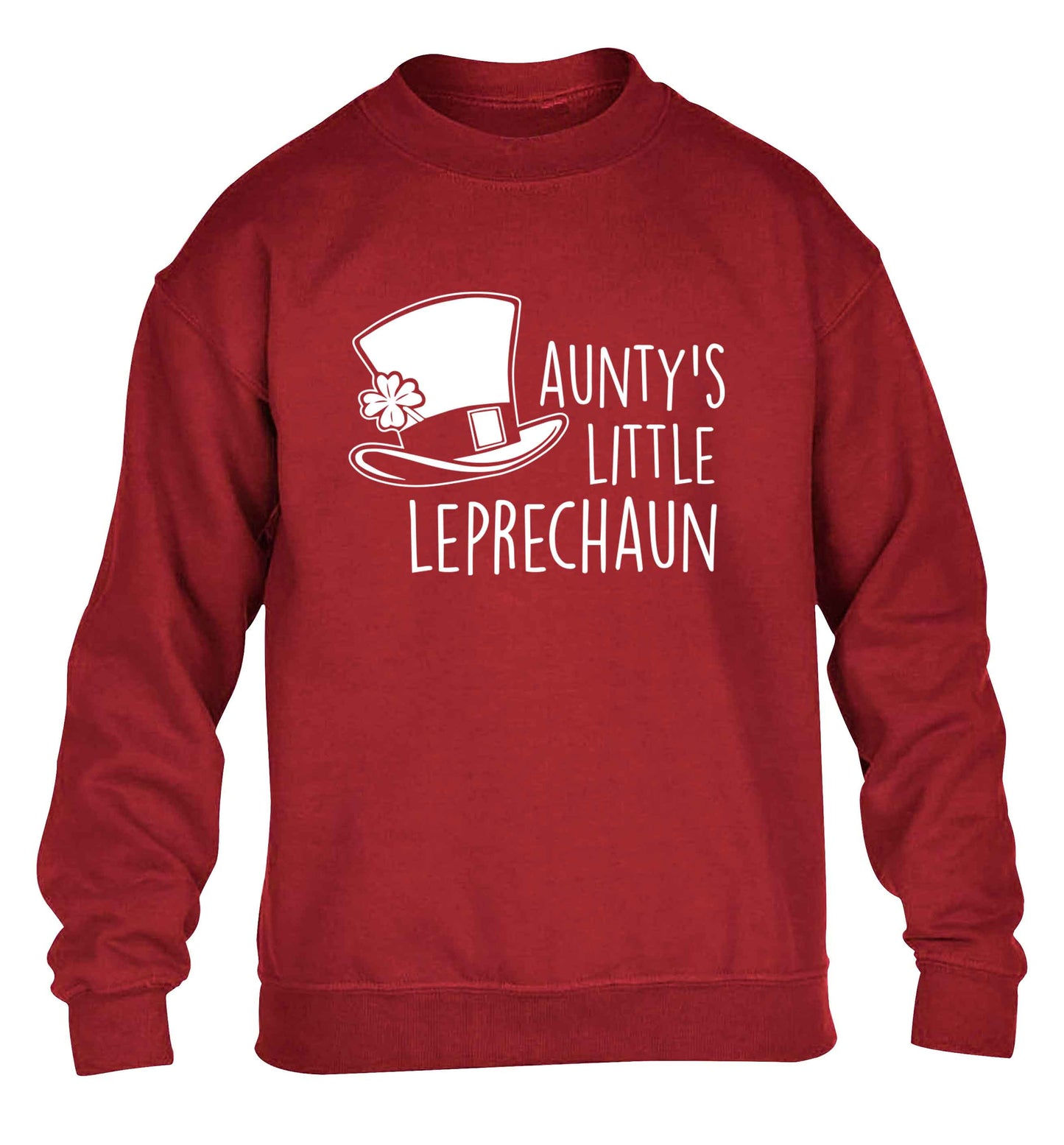 Aunty's little leprechaun children's grey sweater 12-13 Years