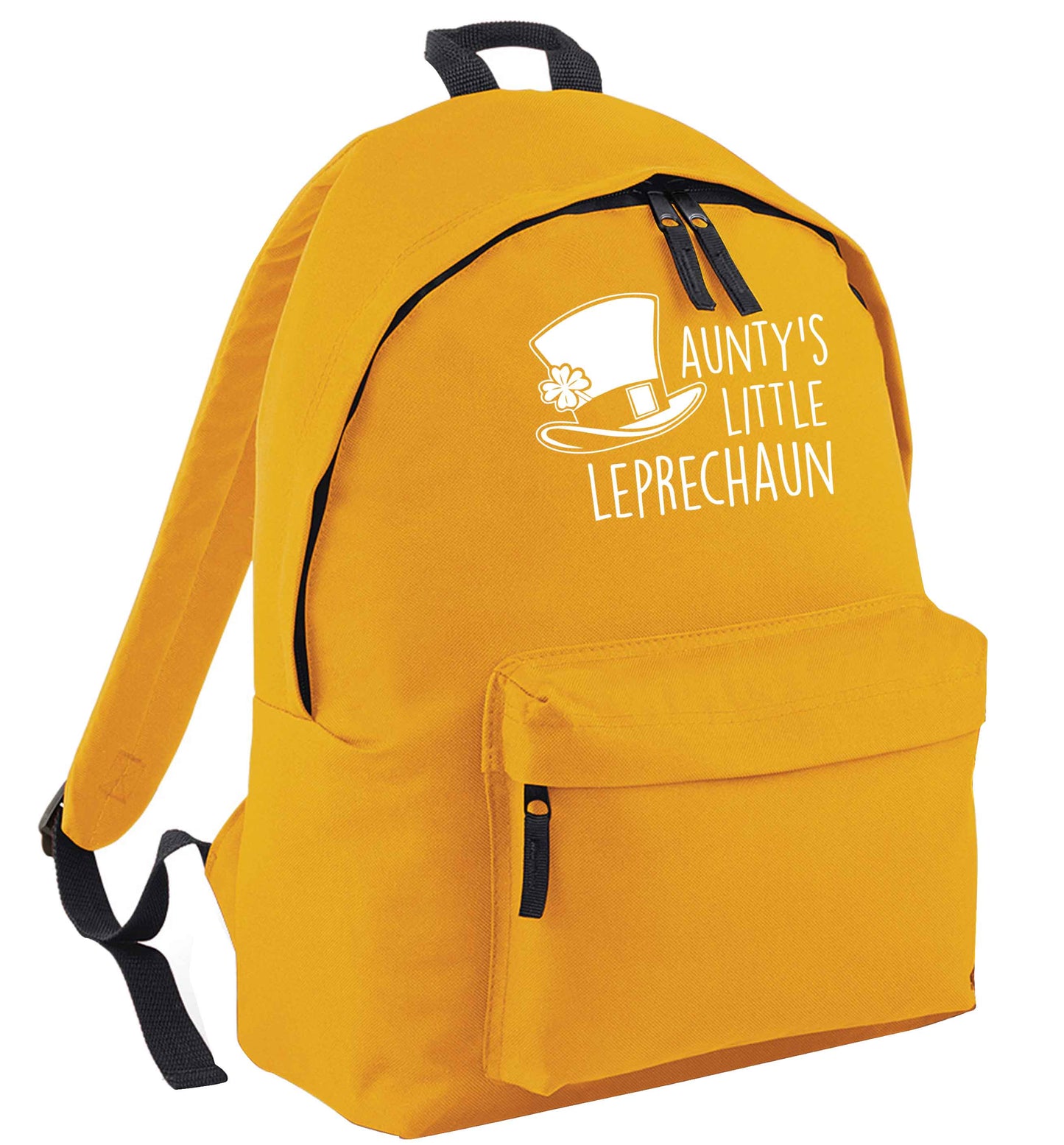 Aunty's little leprechaun mustard adults backpack