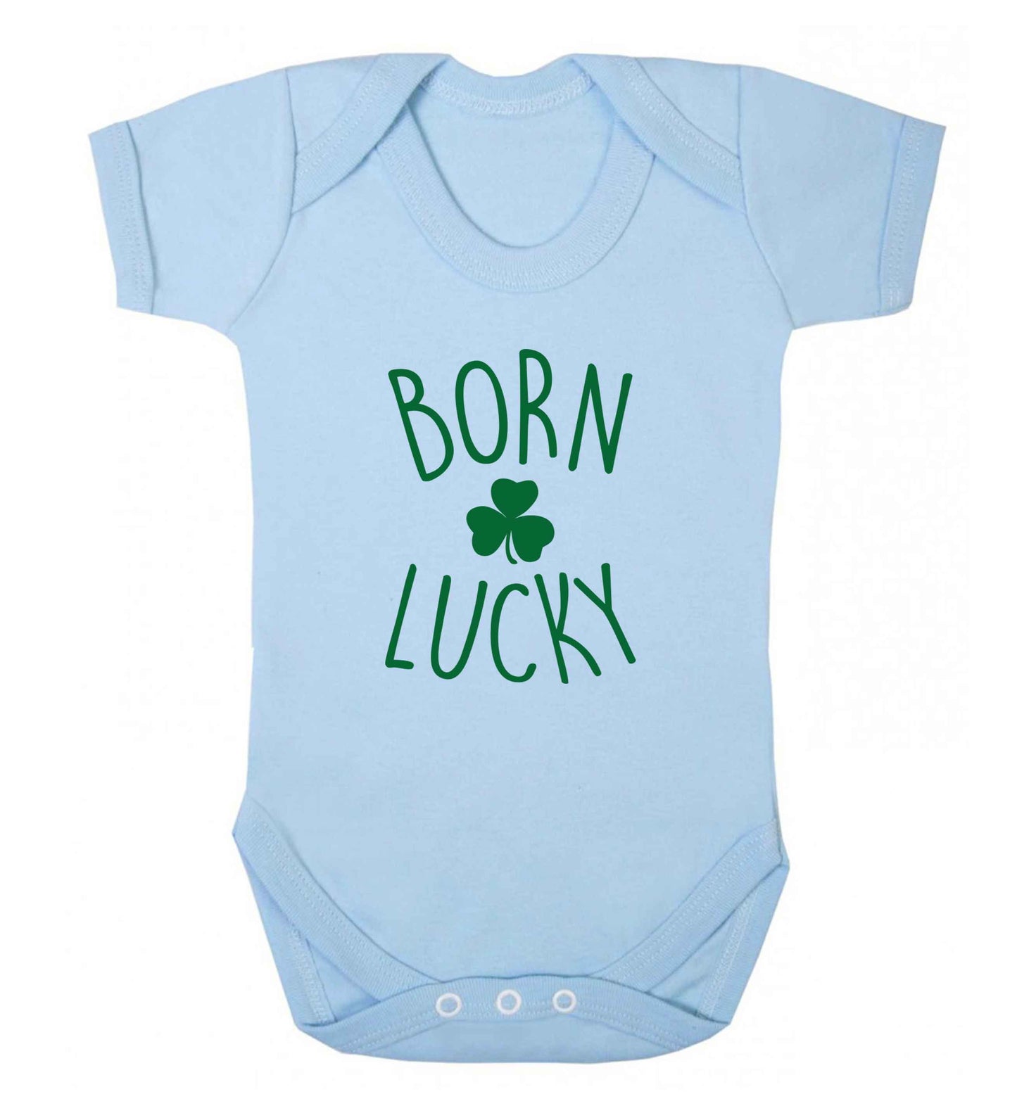 Born Lucky baby vest pale blue 18-24 months