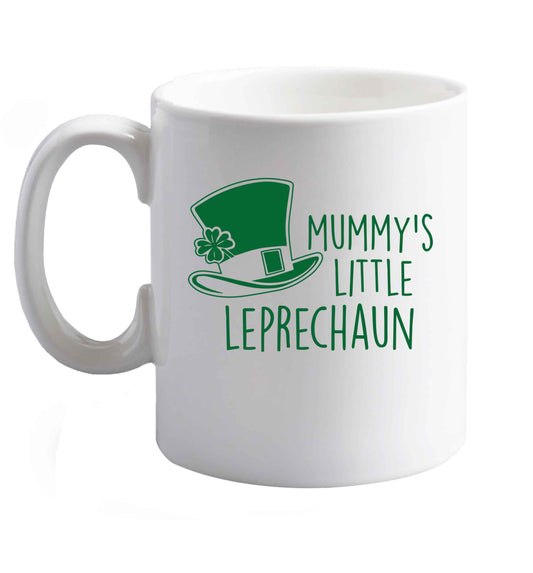 10 oz Favourite Type Pan Pancake ceramic mug right handed