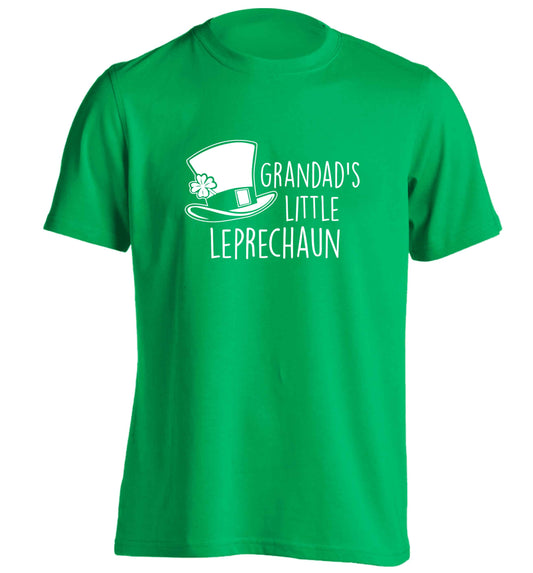 Grandad's little leprechaun adults unisex green Tshirt 2XL