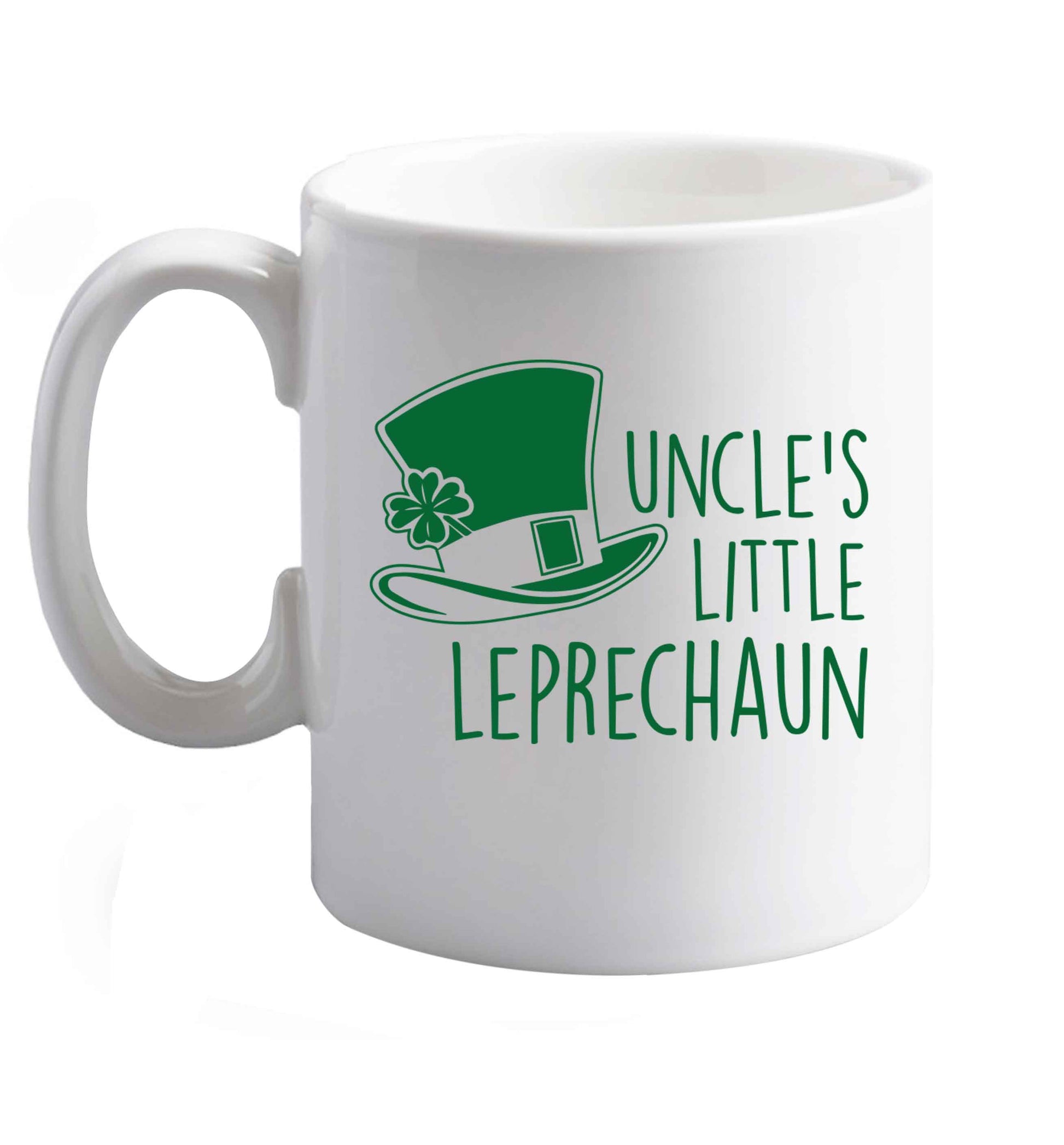 10 oz Favourite Type Pan Pancake ceramic mug right handed