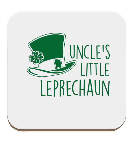 Uncles little leprechaun set of four coasters