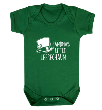 Grandma's little leprechaun baby vest green 18-24 months