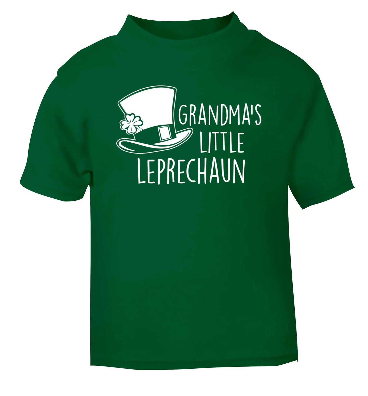 Grandma's little leprechaun green baby toddler Tshirt 2 Years