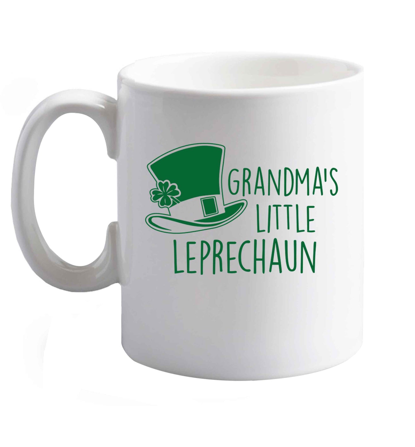 10 oz Favourite Type Pan Pancake ceramic mug right handed