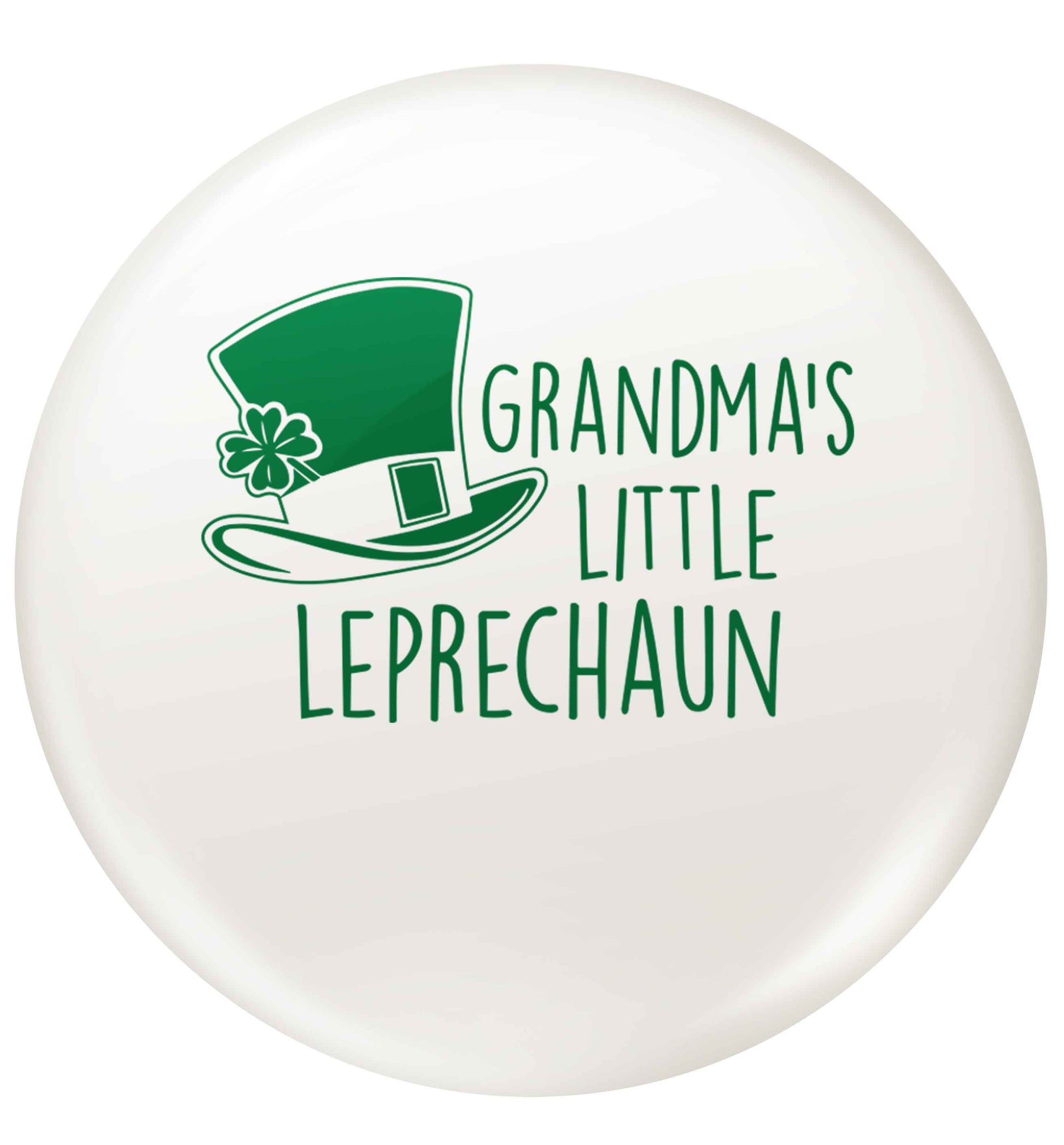 Grandma's little leprechaun small 25mm Pin badge
