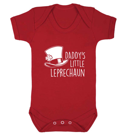 Daddy's lucky charm baby vest red 18-24 months