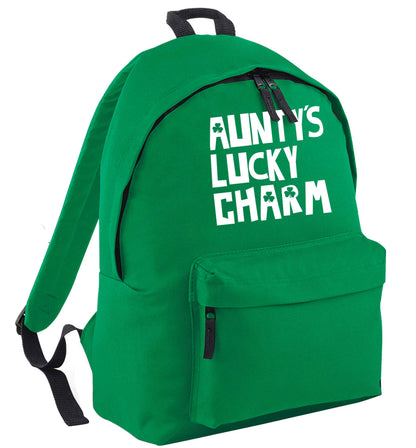 Aunty's lucky charm green adults backpack
