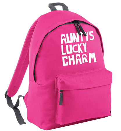 Aunty's lucky charm pink adults backpack
