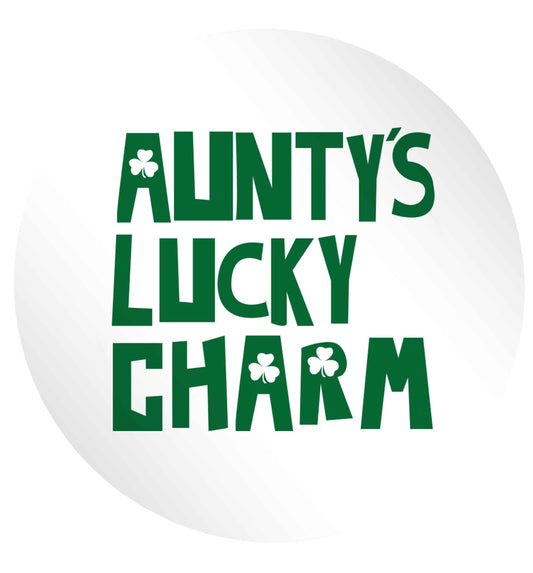 Aunty's lucky charm 24 @ 45mm matt circle stickers