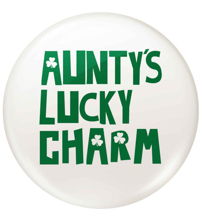 Aunty's lucky charm small 25mm Pin badge