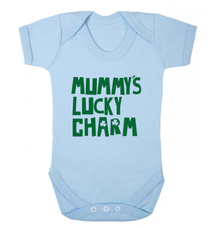 Mummy's lucky charm baby vest pale blue 18-24 months