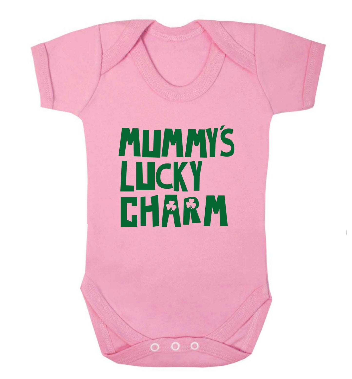 Mummy's lucky charm baby vest pale pink 18-24 months