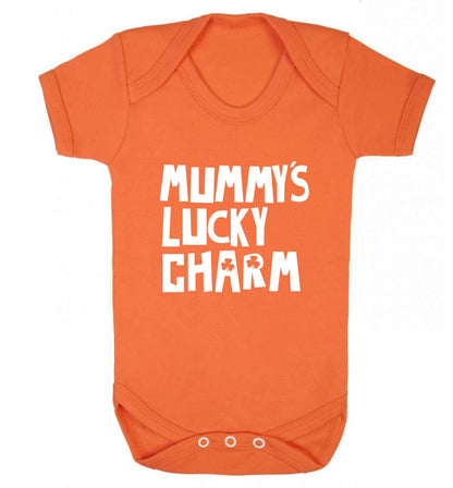 Mummy's lucky charm baby vest orange 18-24 months