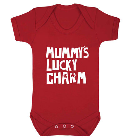 Mummy's lucky charm baby vest red 18-24 months