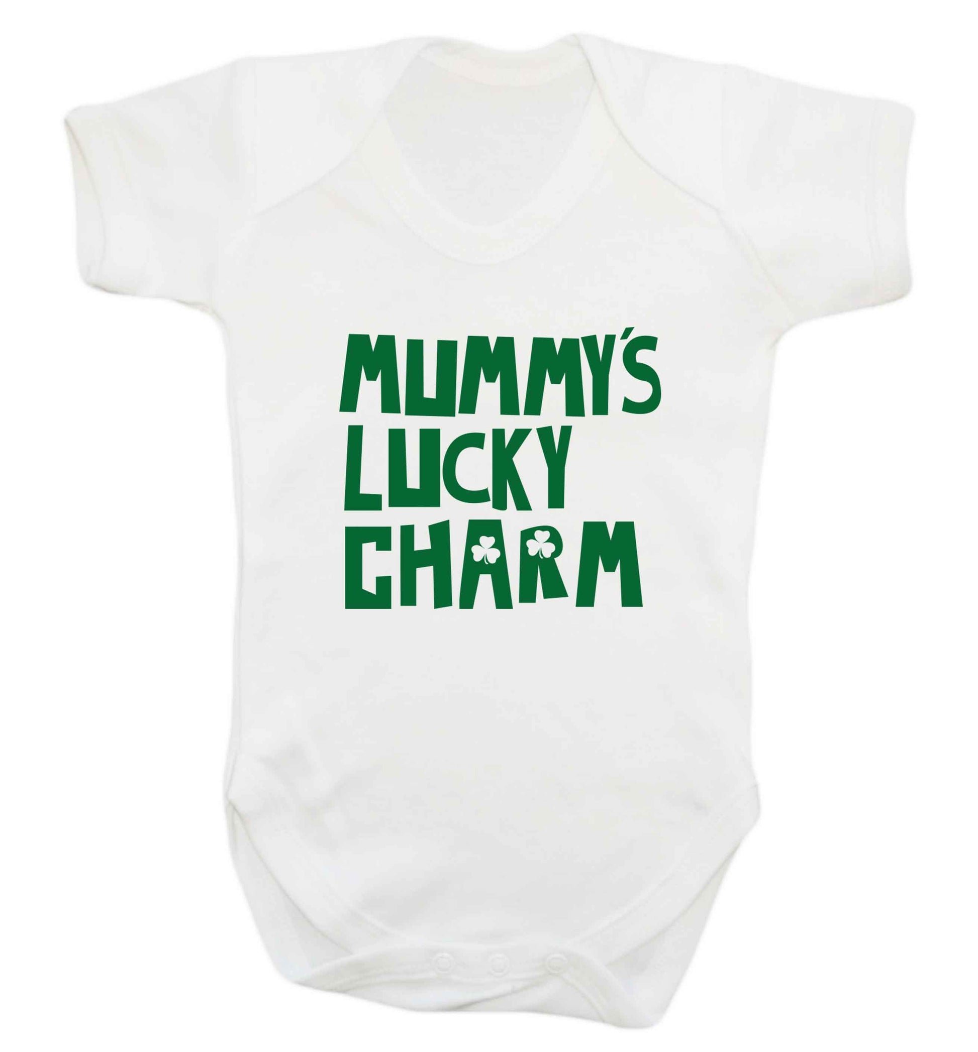 Mummy's lucky charm baby vest white 18-24 months