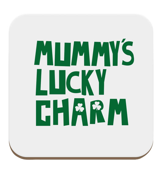 Mummy's lucky charm set of four coasters