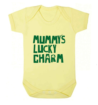 Mummy's lucky charm baby vest pale yellow 18-24 months