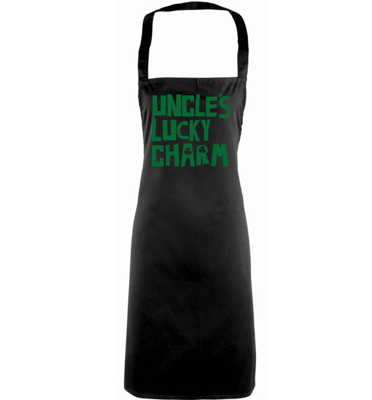 Uncles lucky charm adults black apron