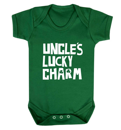 Uncles lucky charm baby vest green 18-24 months