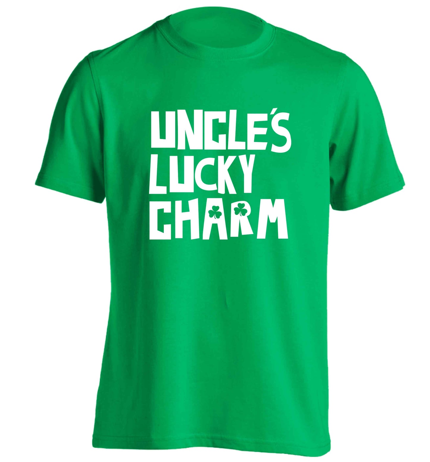 Uncles lucky charm adults unisex green Tshirt 2XL