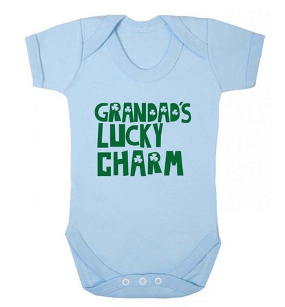 Grandad's lucky charm  baby vest pale blue 18-24 months