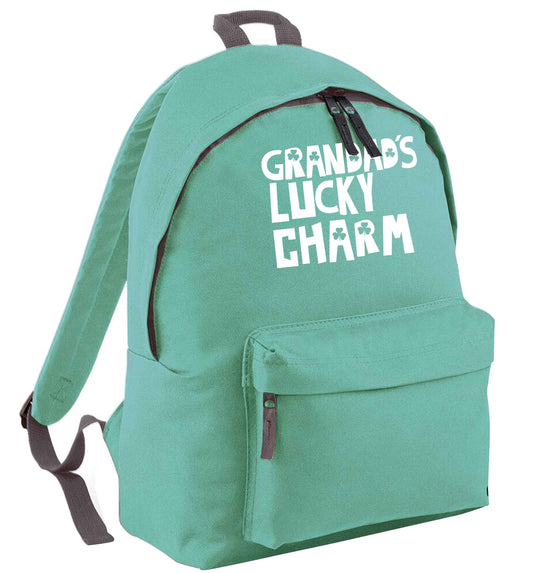 Grandad's lucky charm  mint adults backpack