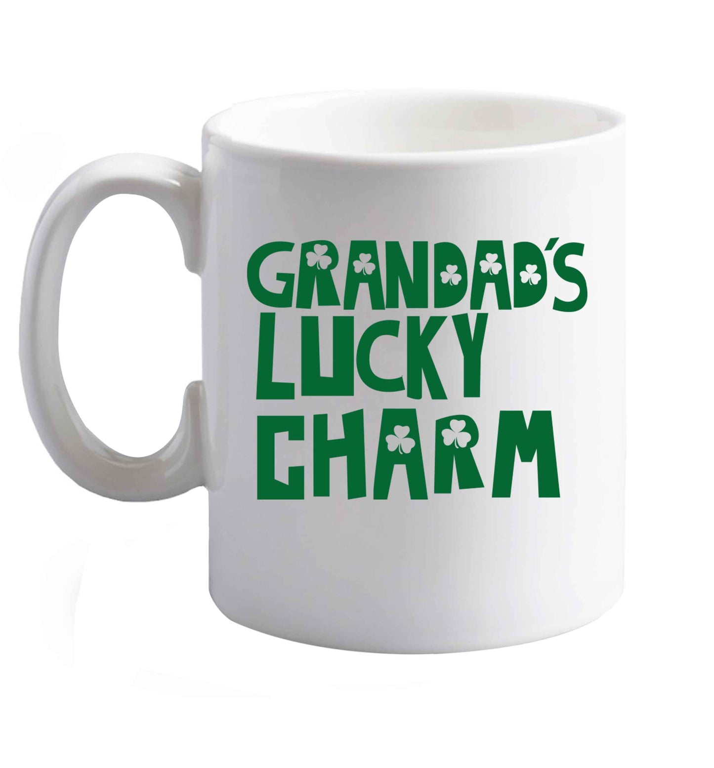 10 oz Favourite Type Pan Pancake ceramic mug right handed