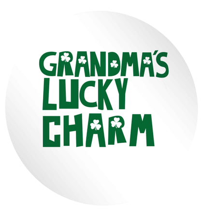 Grandma's lucky charm 24 @ 45mm matt circle stickers