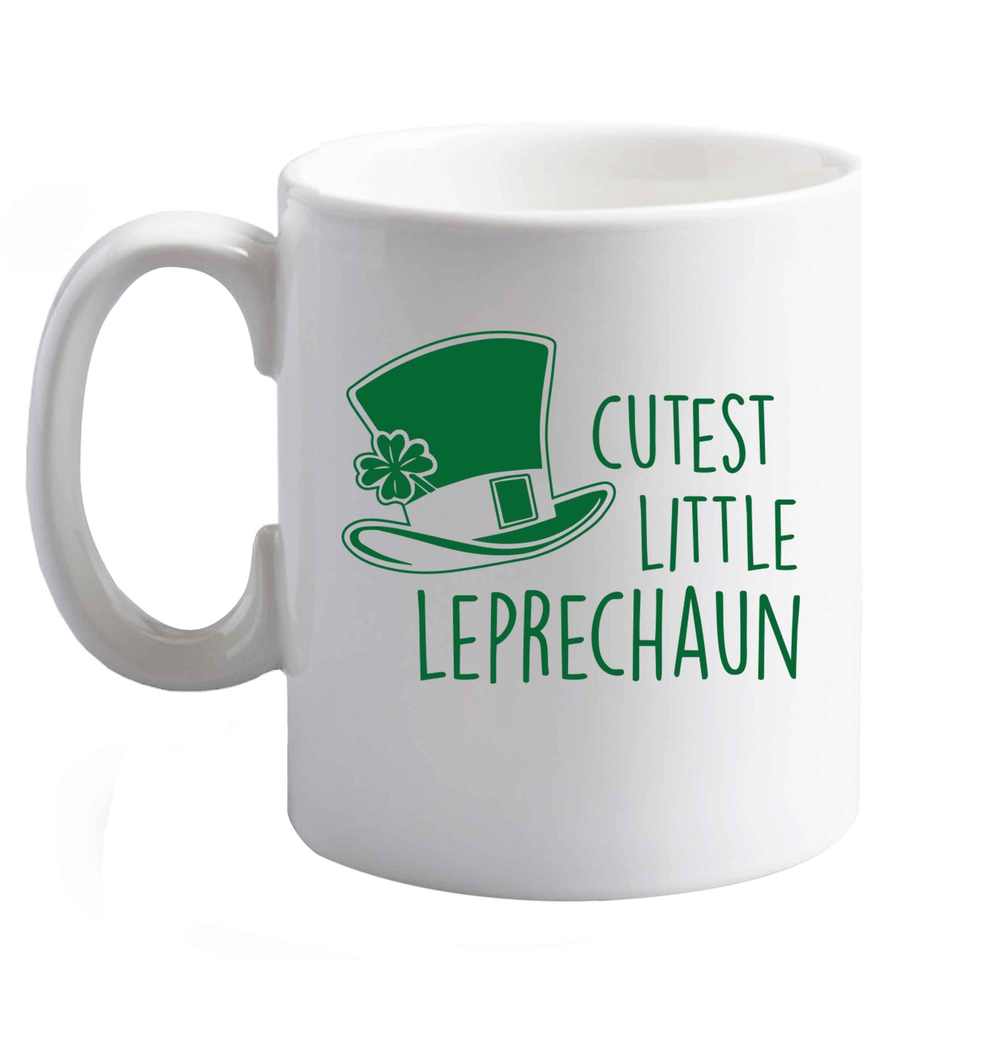10 oz Favourite Type Pan Pancake ceramic mug right handed