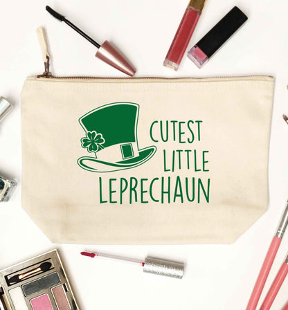 Cutest little leprechaun natural makeup bag