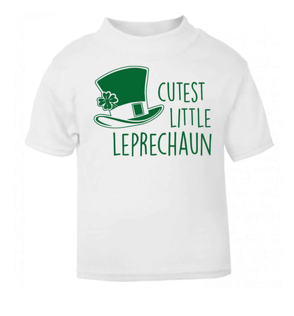 Cutest little leprechaun white baby toddler Tshirt 2 Years