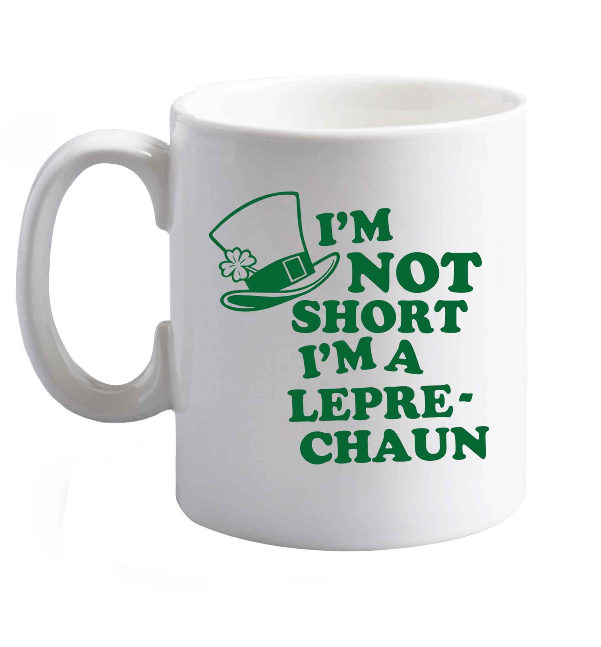 10 oz Favourite Type Pan Pancake ceramic mug right handed