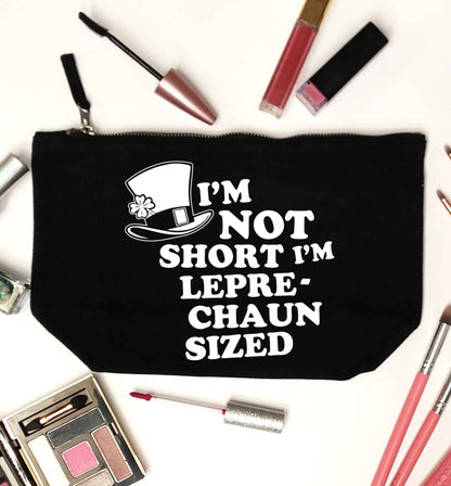 I'm not short I'm leprechaun sized black makeup bag