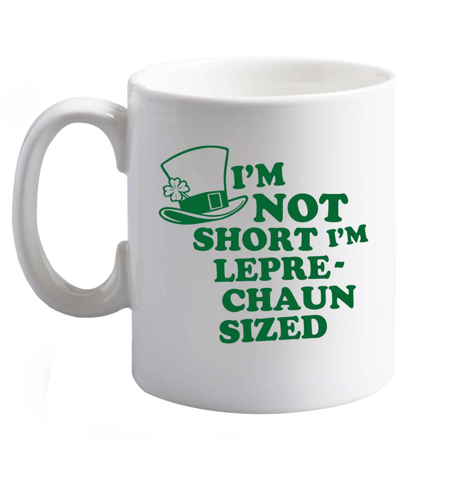 10 oz Favourite Type Pan Pancake ceramic mug right handed