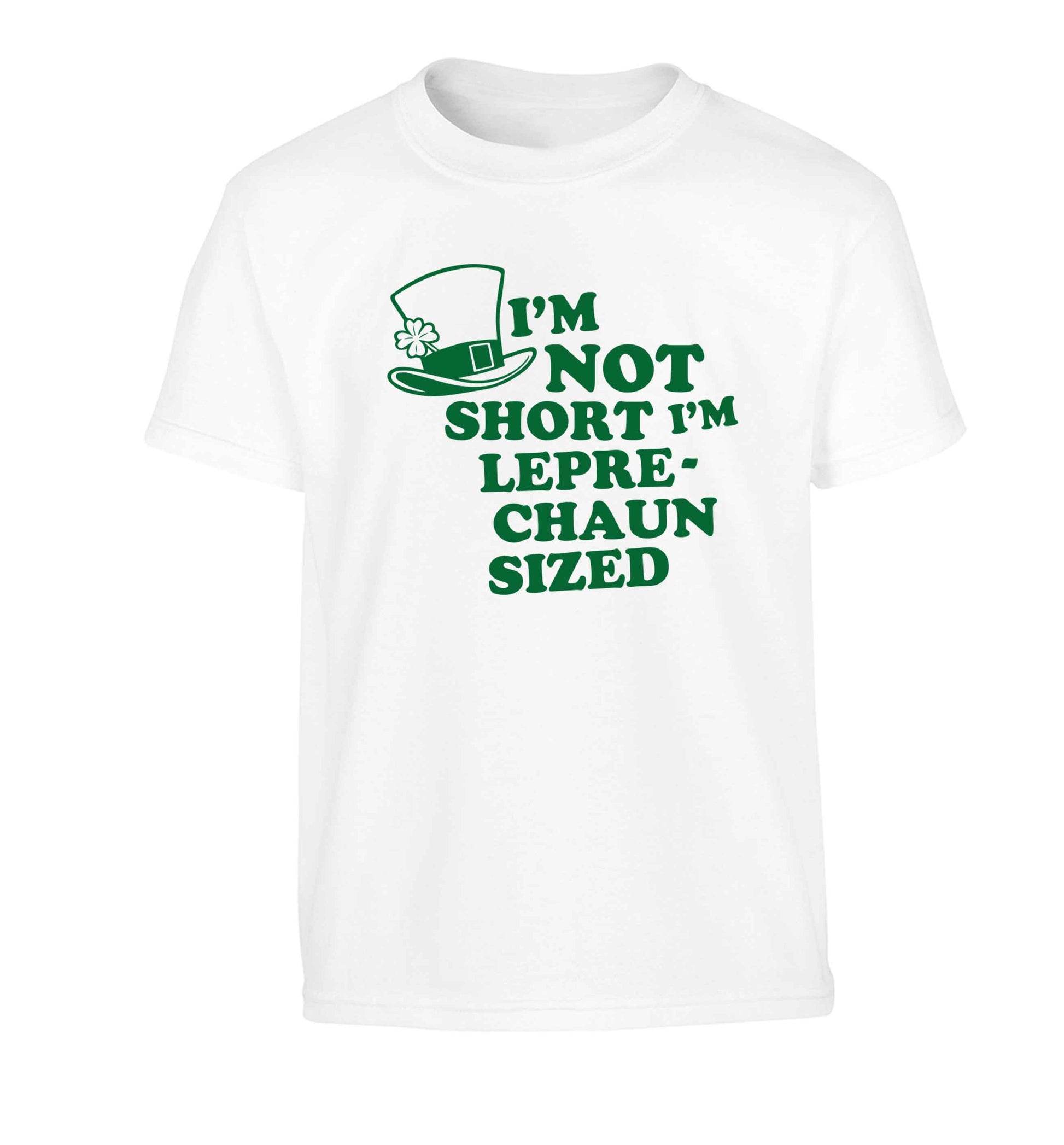 I'm not short I'm leprechaun sized Children's white Tshirt 12-13 Years