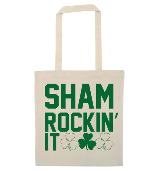 Shamrockin' it natural tote bag