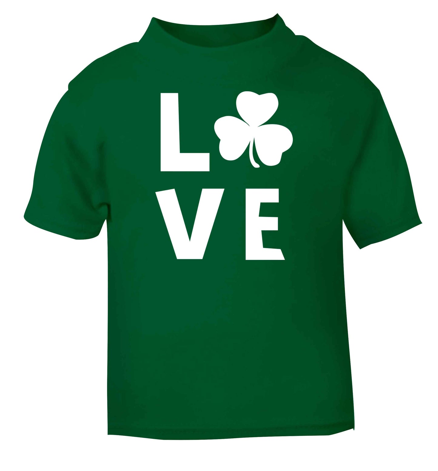 Shamrock love green baby toddler Tshirt 2 Years
