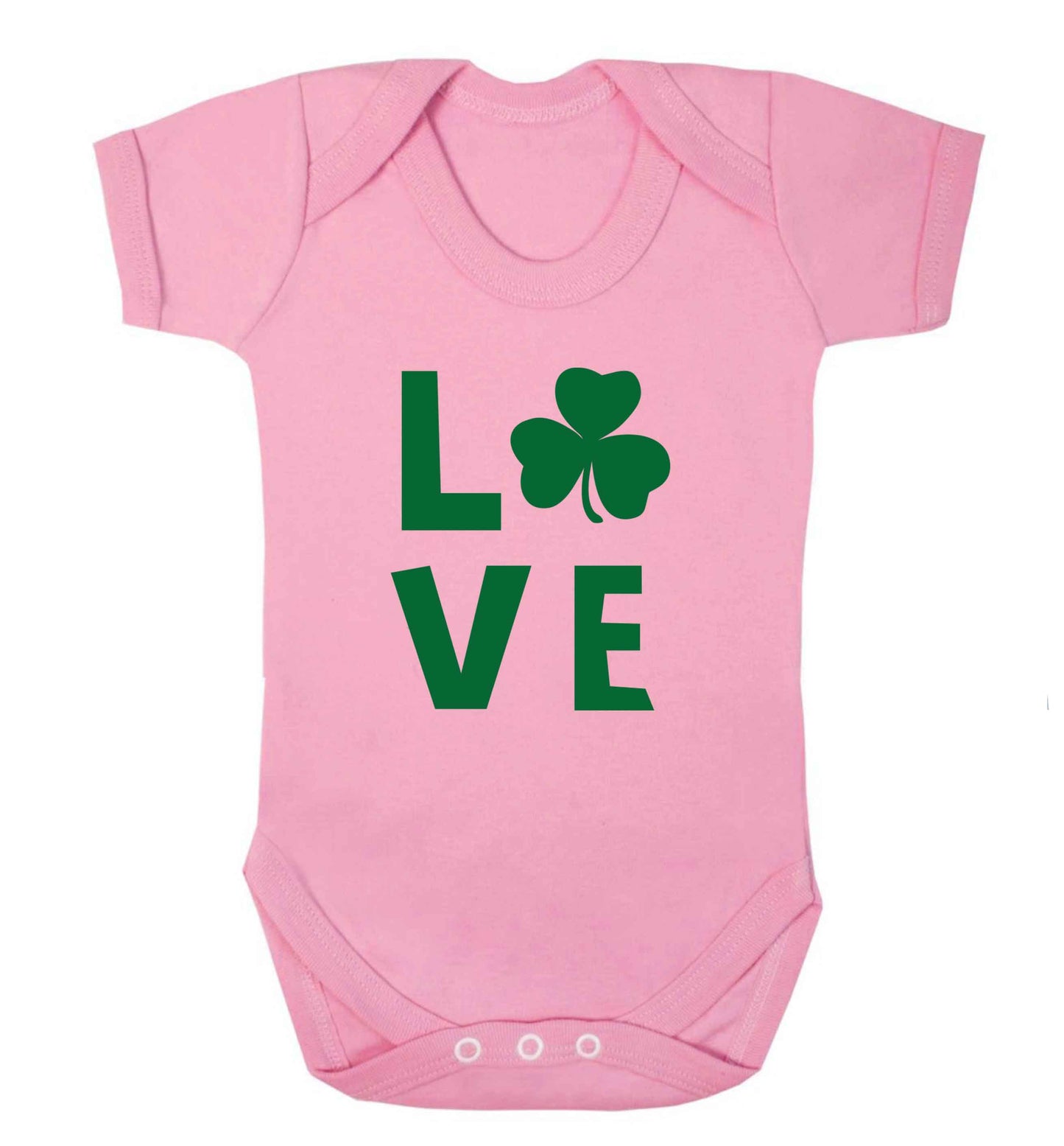 Shamrock love baby vest pale pink 18-24 months