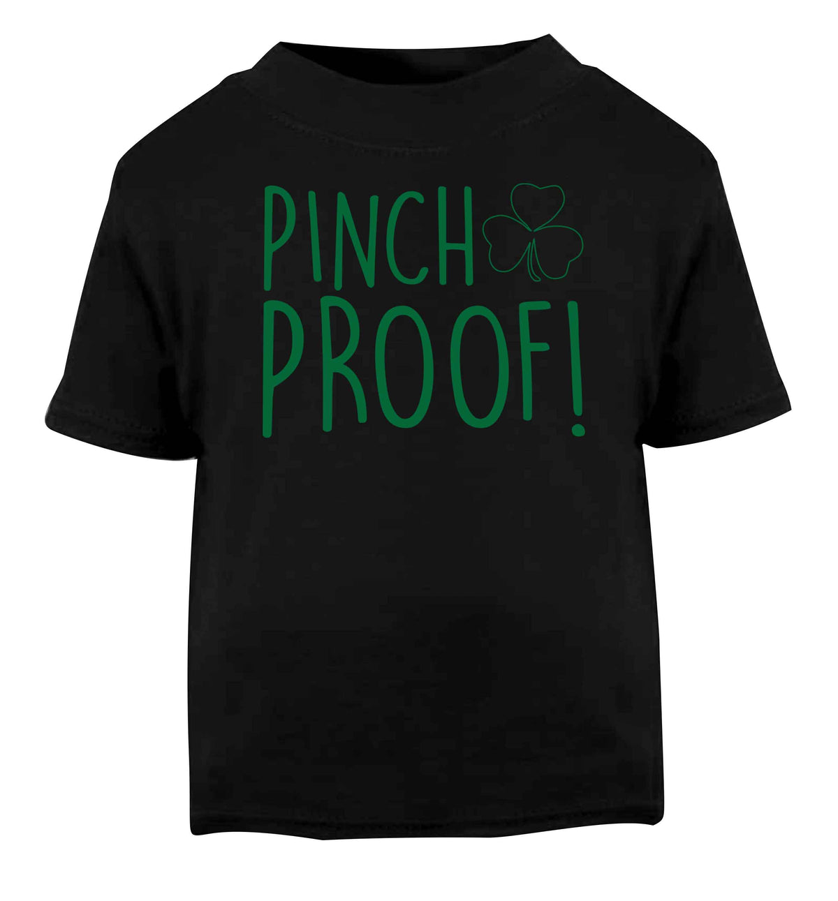 Pinch Proof Black baby toddler Tshirt 2 years