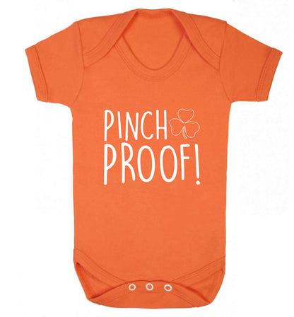 Pinch Proof baby vest orange 18-24 months