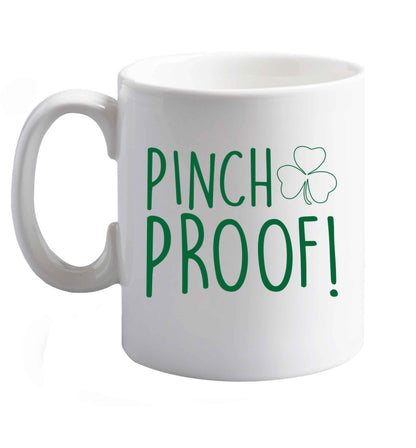 10 oz Favourite Type Pan Pancake ceramic mug right handed