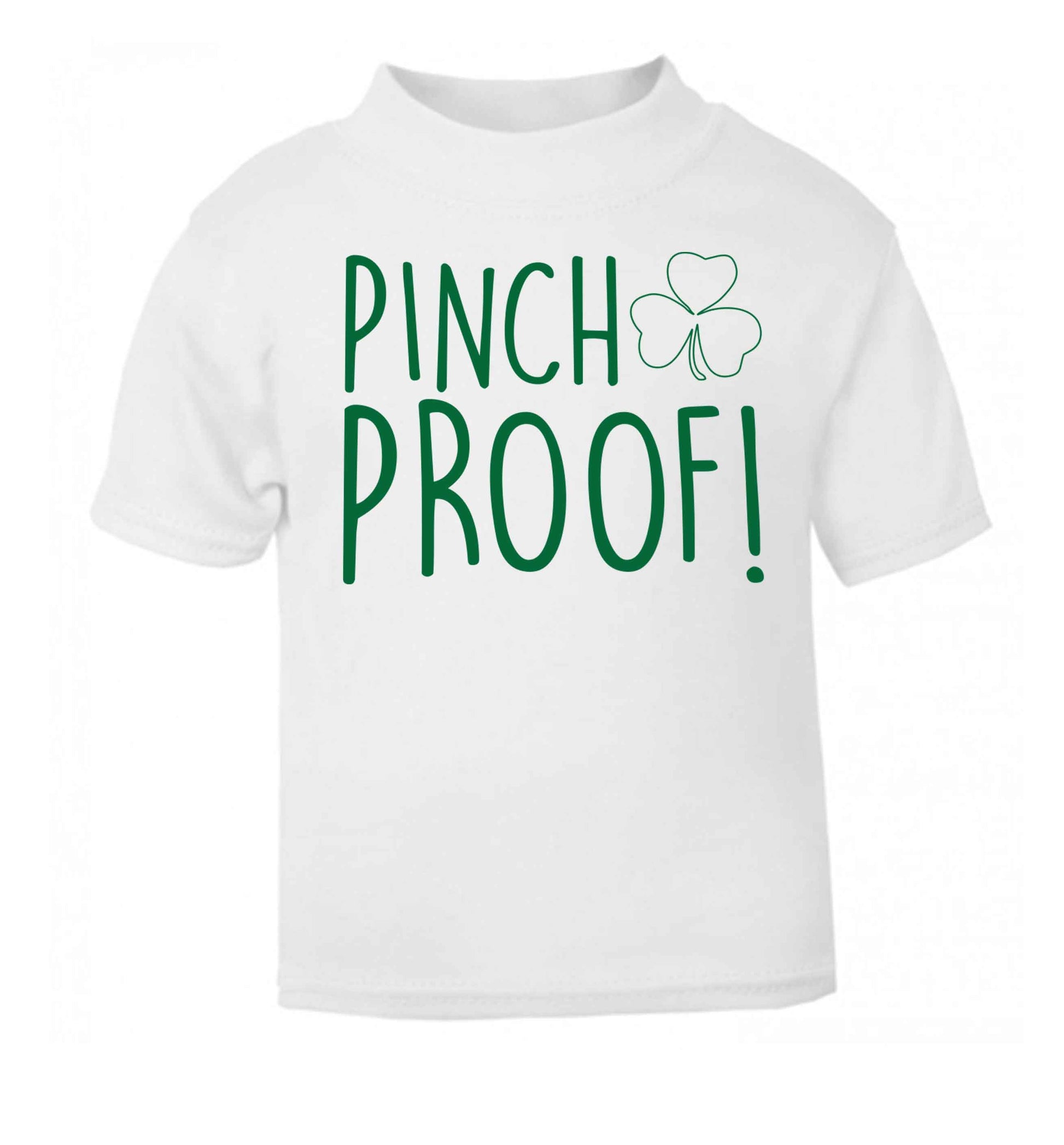Pinch Proof white baby toddler Tshirt 2 Years