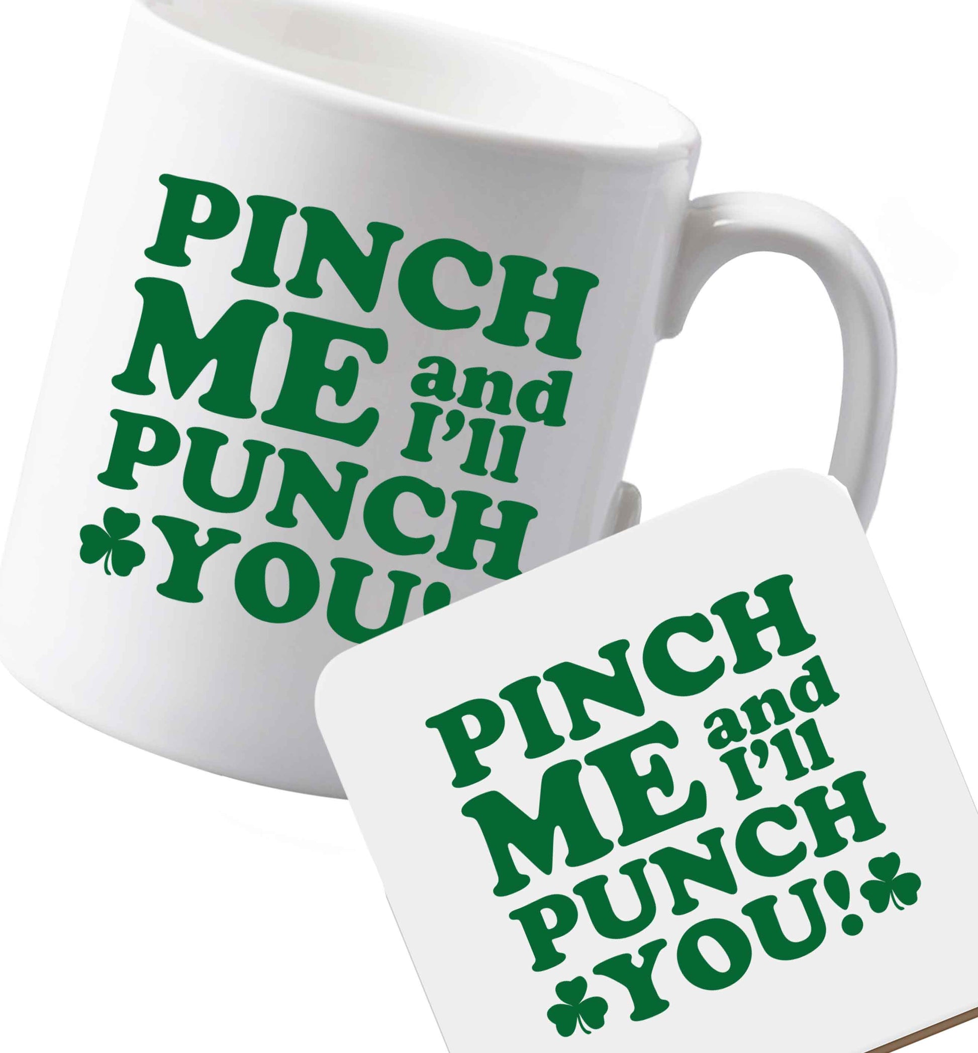 10 oz Ceramic mug and coaster Favourite Type Pan Pancake both sides