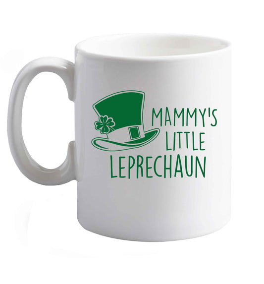 10 oz Favourite Type Pan Pancake ceramic mug right handed