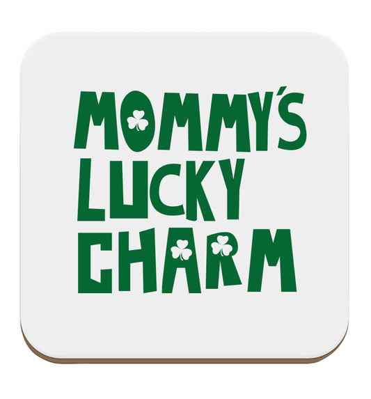 Mommy's lucky charm set of four coasters