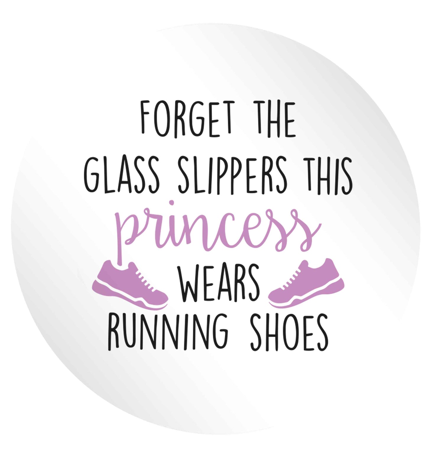 Forget the glass slippers this princess wears running shoes 24 @ 45mm matt circle stickers