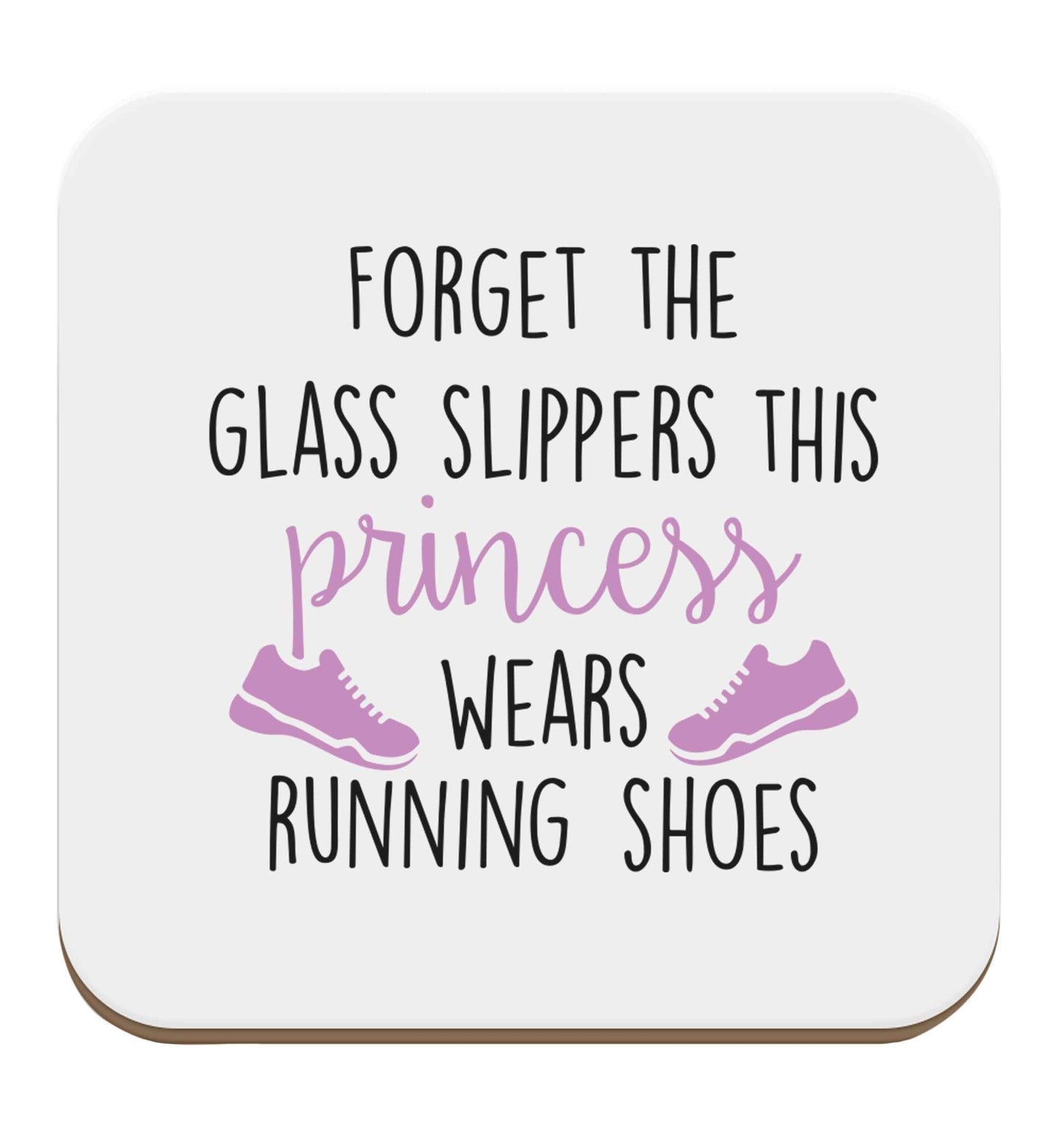 Forget the glass slippers this princess wears running shoes set of four coasters